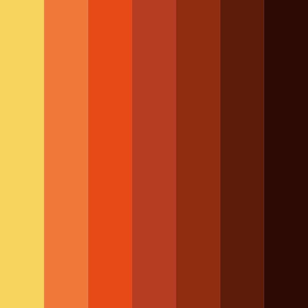 Download ember and gold elegance color palette PNG image (square)