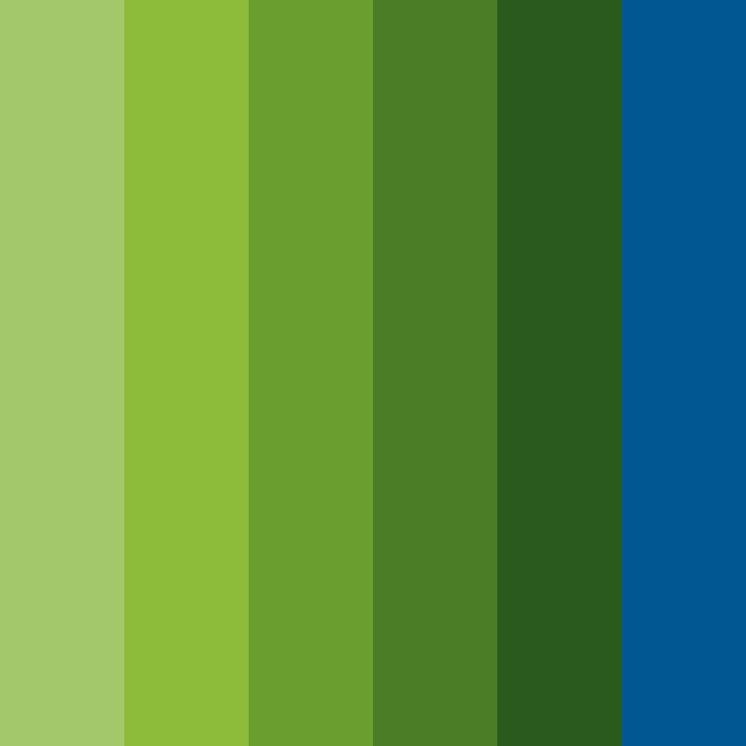 Download green blue color palette PNG image (square)