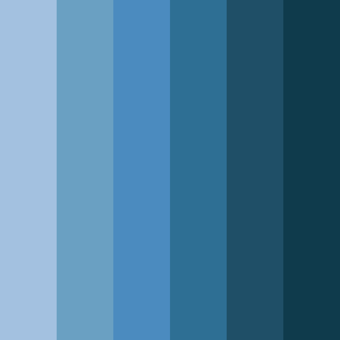 Download serenade in blue gardens color palette PNG image (square)