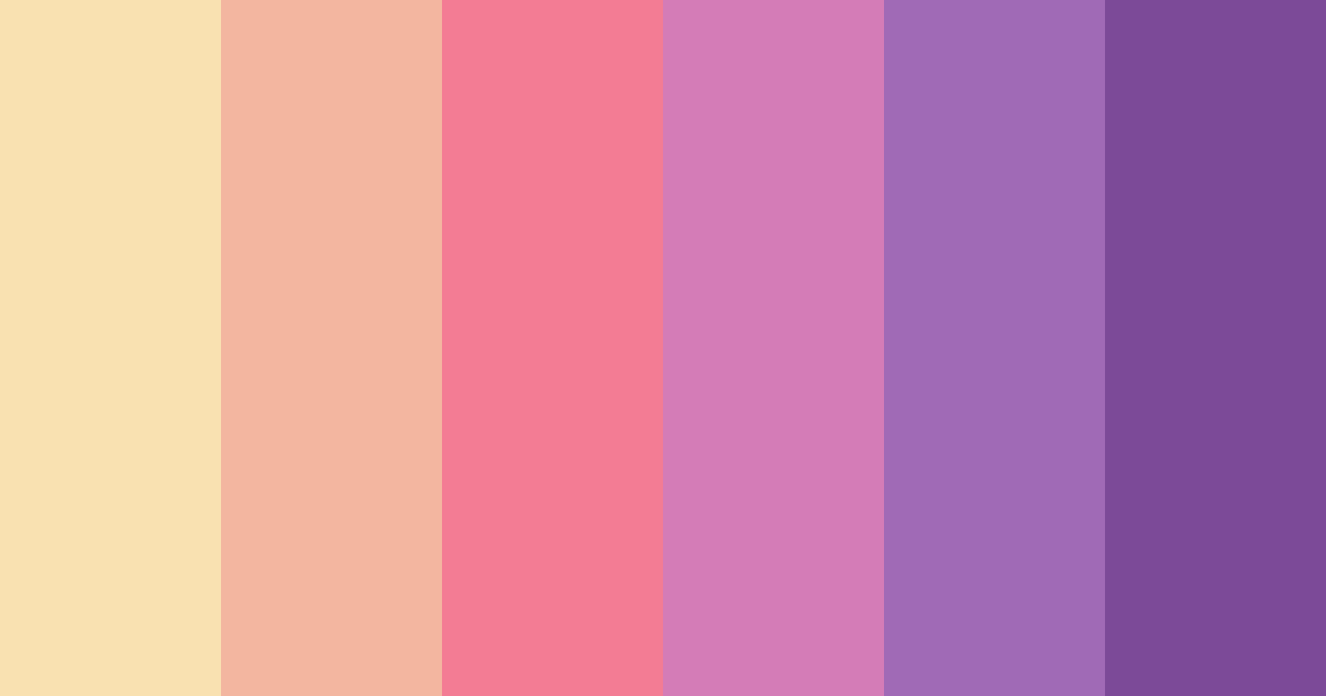 Download blossom confections color palette PNG image (landscape)