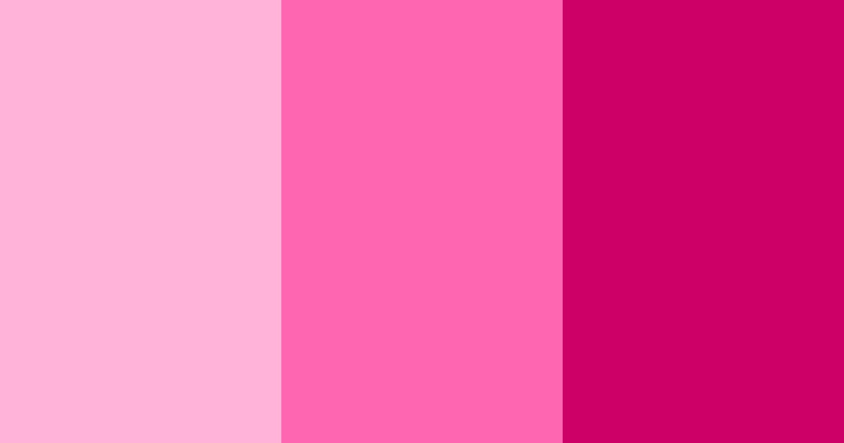 Download bright pink color palette PNG image (landscape)