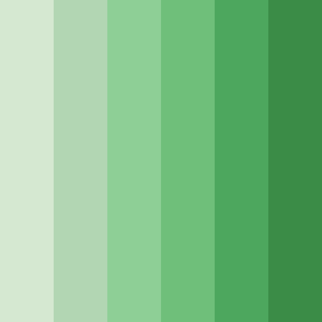 Download whispers of verdant dreams color palette PNG image (square)
