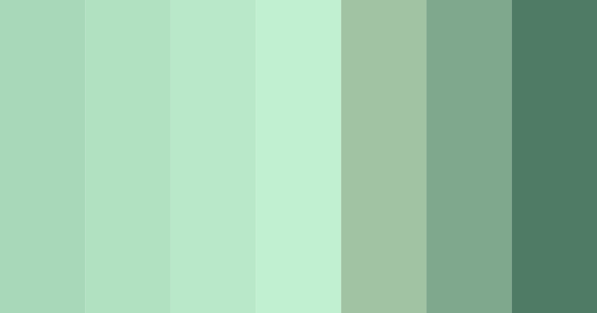 Download verdant serenity color palette PNG image (landscape)