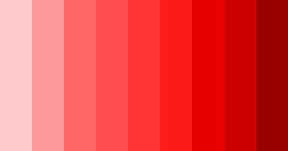 Download soft red shades color palette PNG image (landscape)