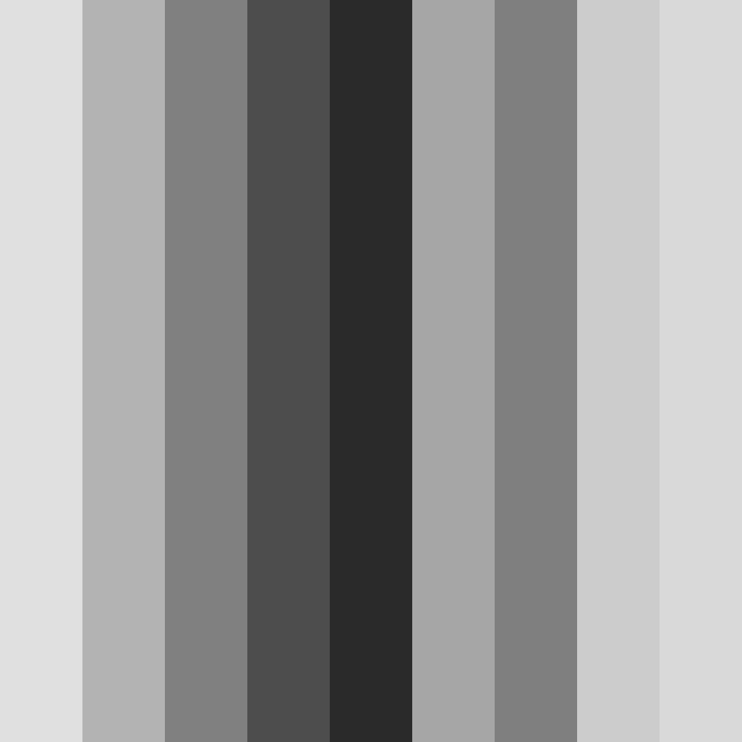 Download shades of grey color palette PNG image (square)