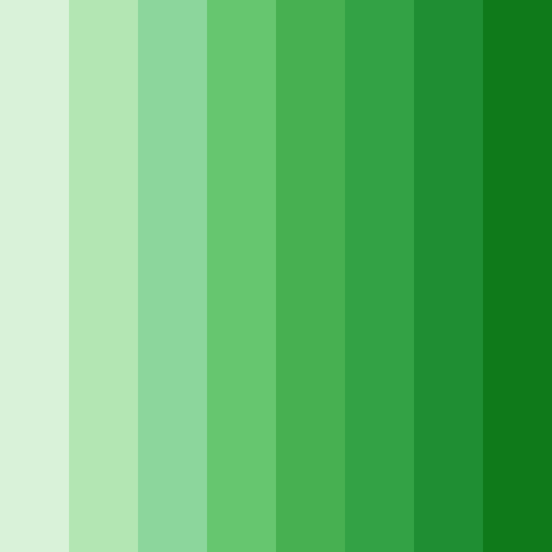 Download emerald serenity color palette PNG image (square)