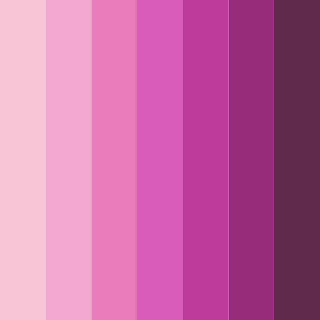 Download blooming elegance color palette PNG image (square)
