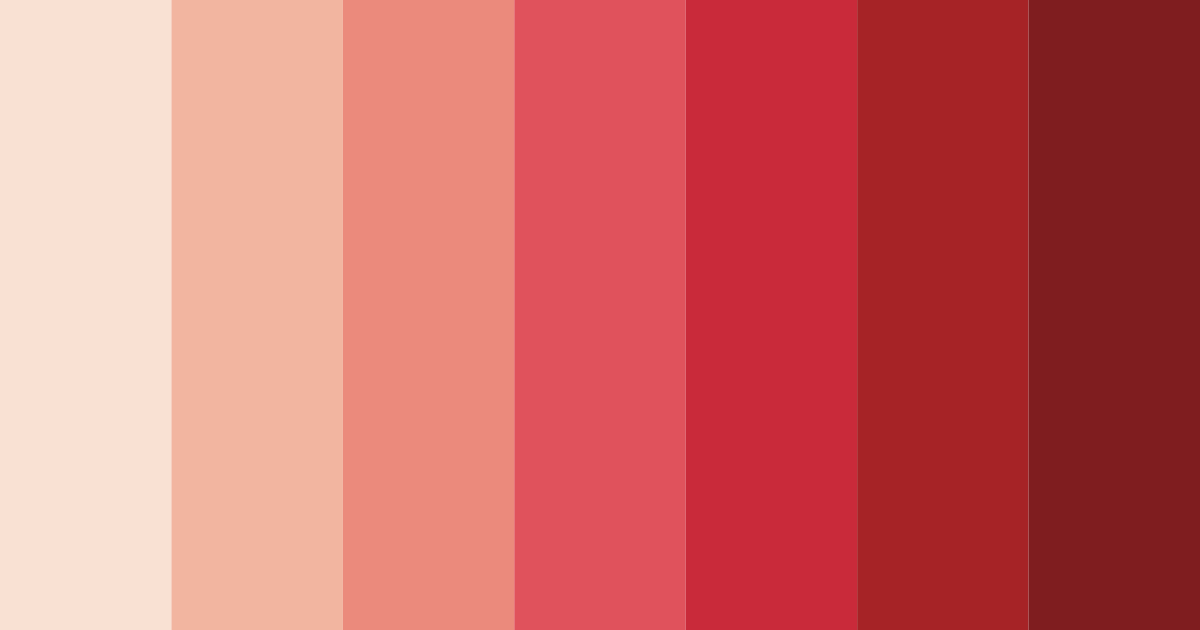 Download crimson confectionery color palette PNG image (landscape)