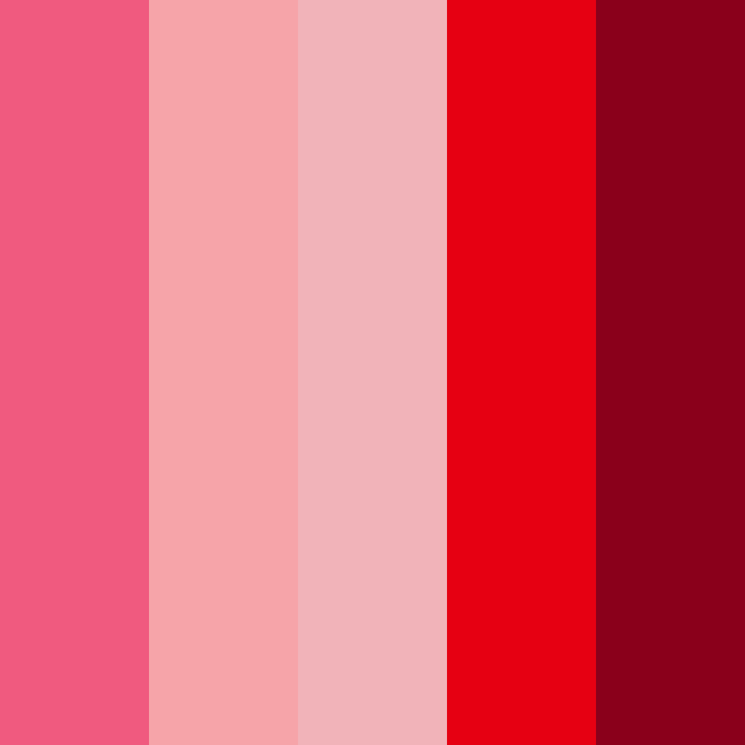 Download crimson blossom color palette PNG image (square)