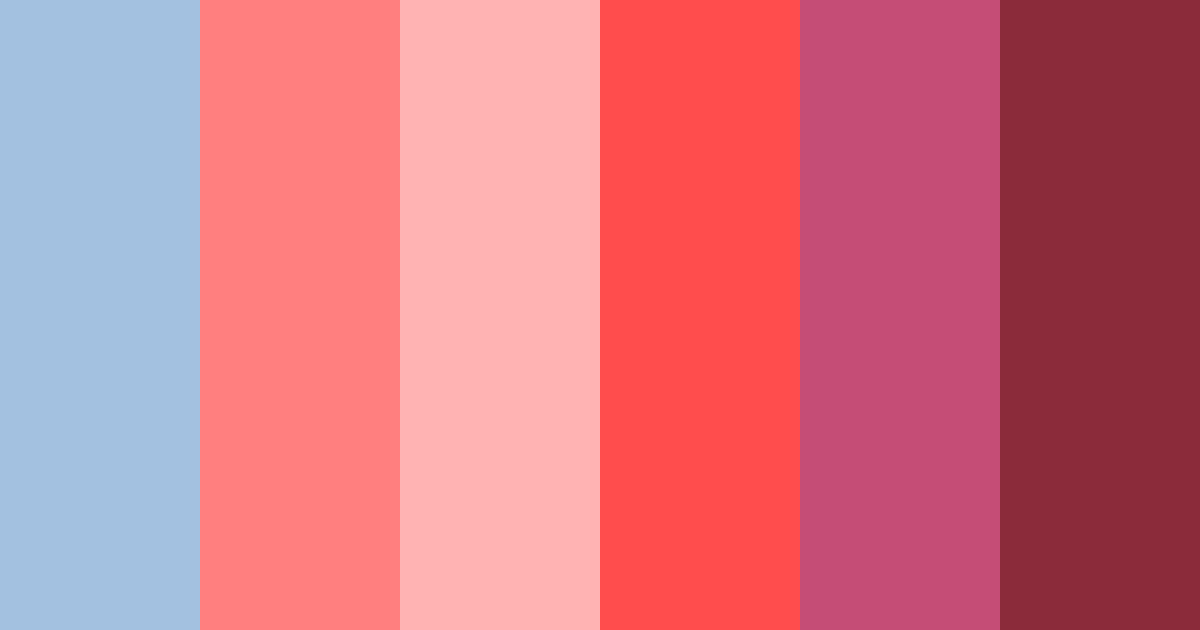 Download crimson tide color palette PNG image (landscape)