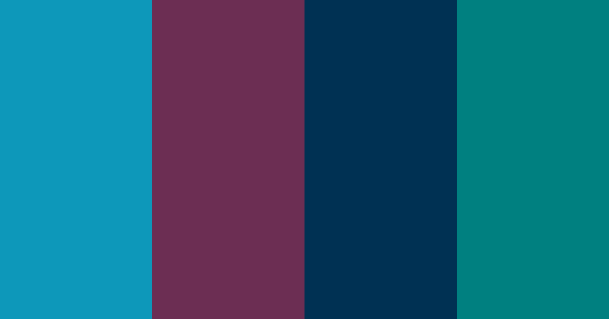 Download oceanic sunset color palette PNG image (landscape)