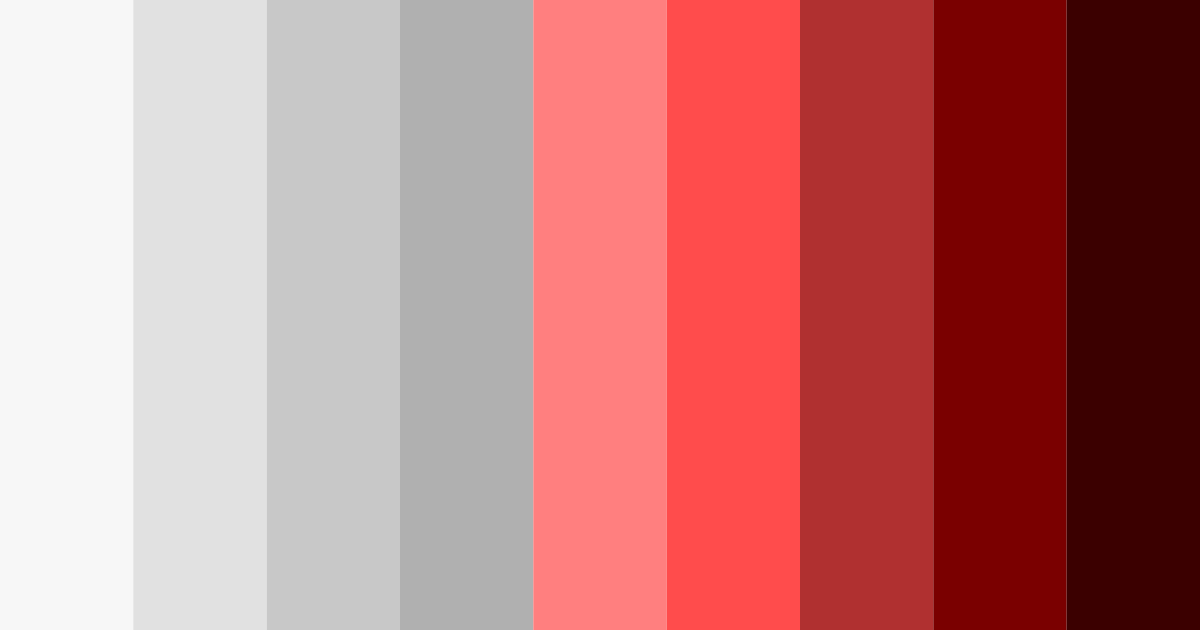 Download shades of red and grey color palette PNG image (landscape)