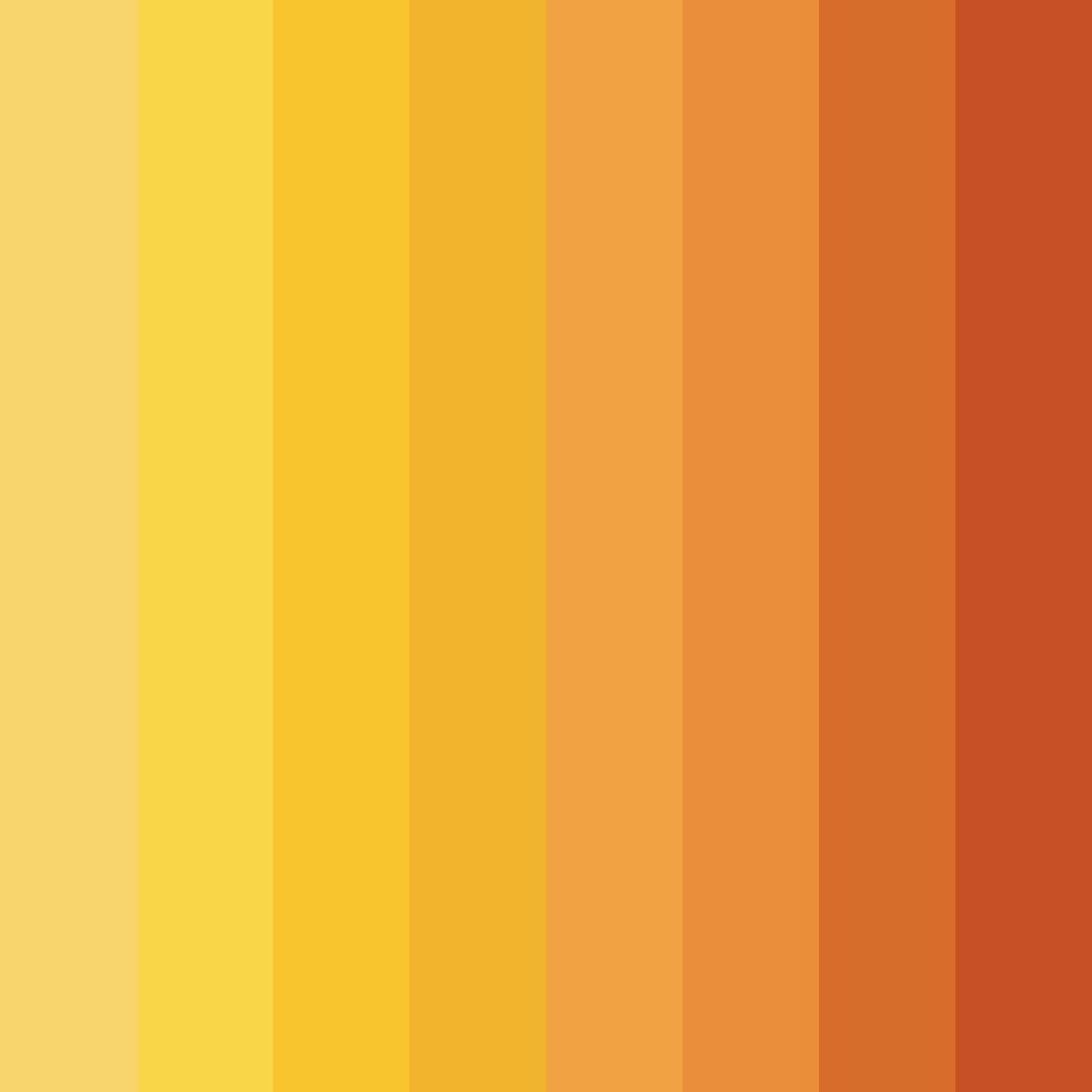 Download sunset sparks color palette PNG image (square)