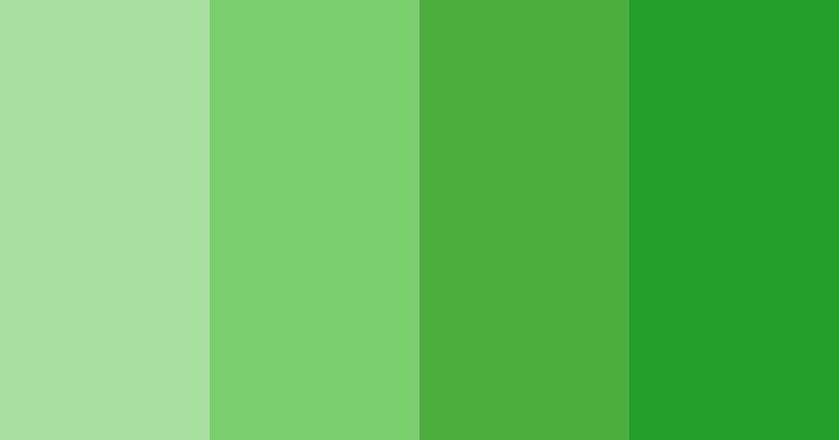 Download emerald breeze color palette PNG image (landscape)