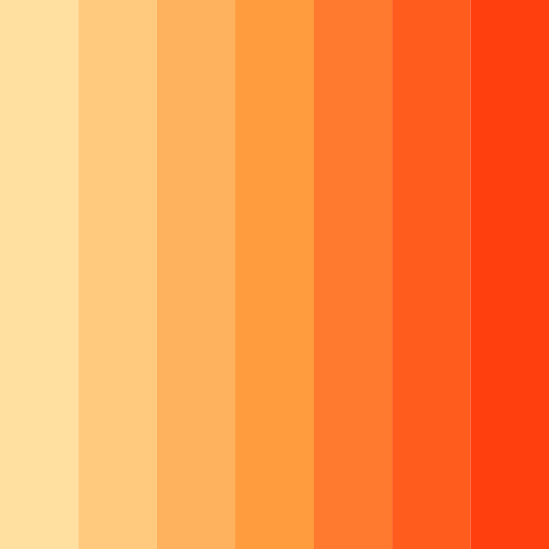 Download sunset sorbet color palette PNG image (square)