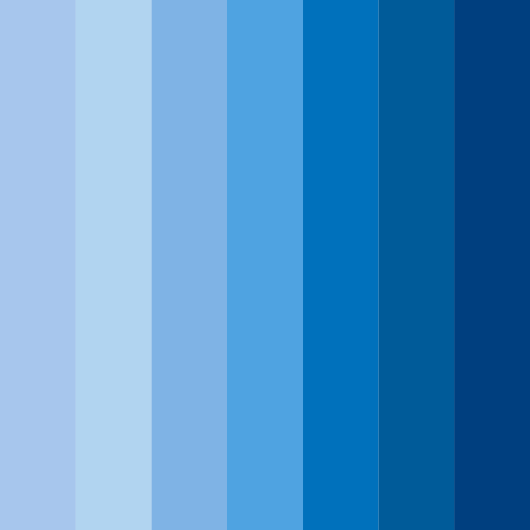Download azure symphony color palette PNG image (square)