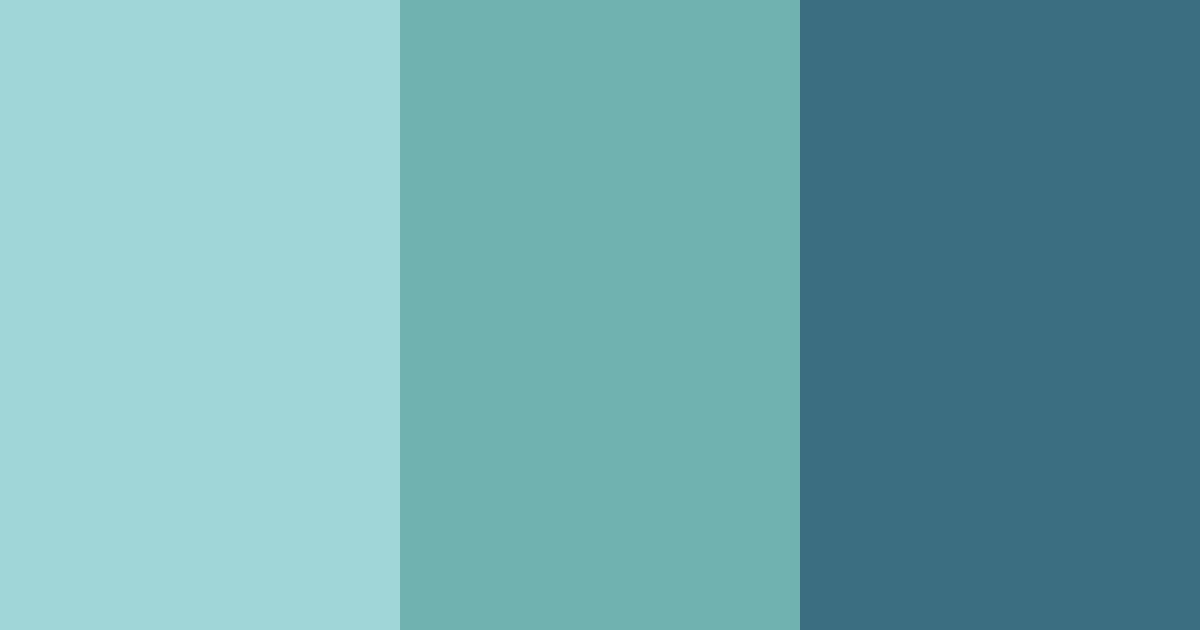 Download teal waters color palette PNG image (landscape)