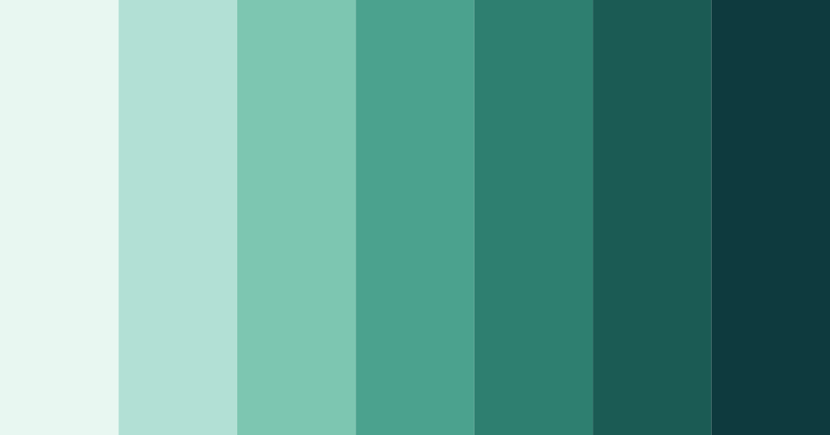 Download emerging greens color palette PNG image (landscape)