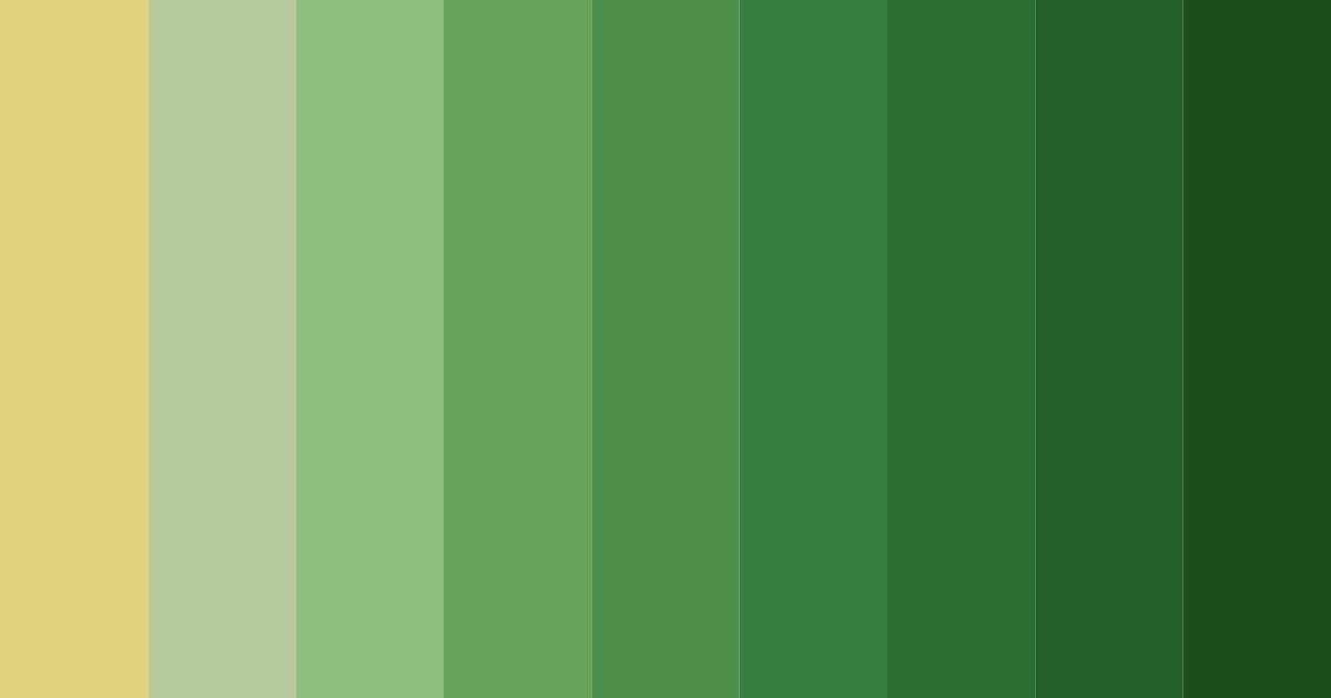 Download golden grove color palette PNG image (landscape)