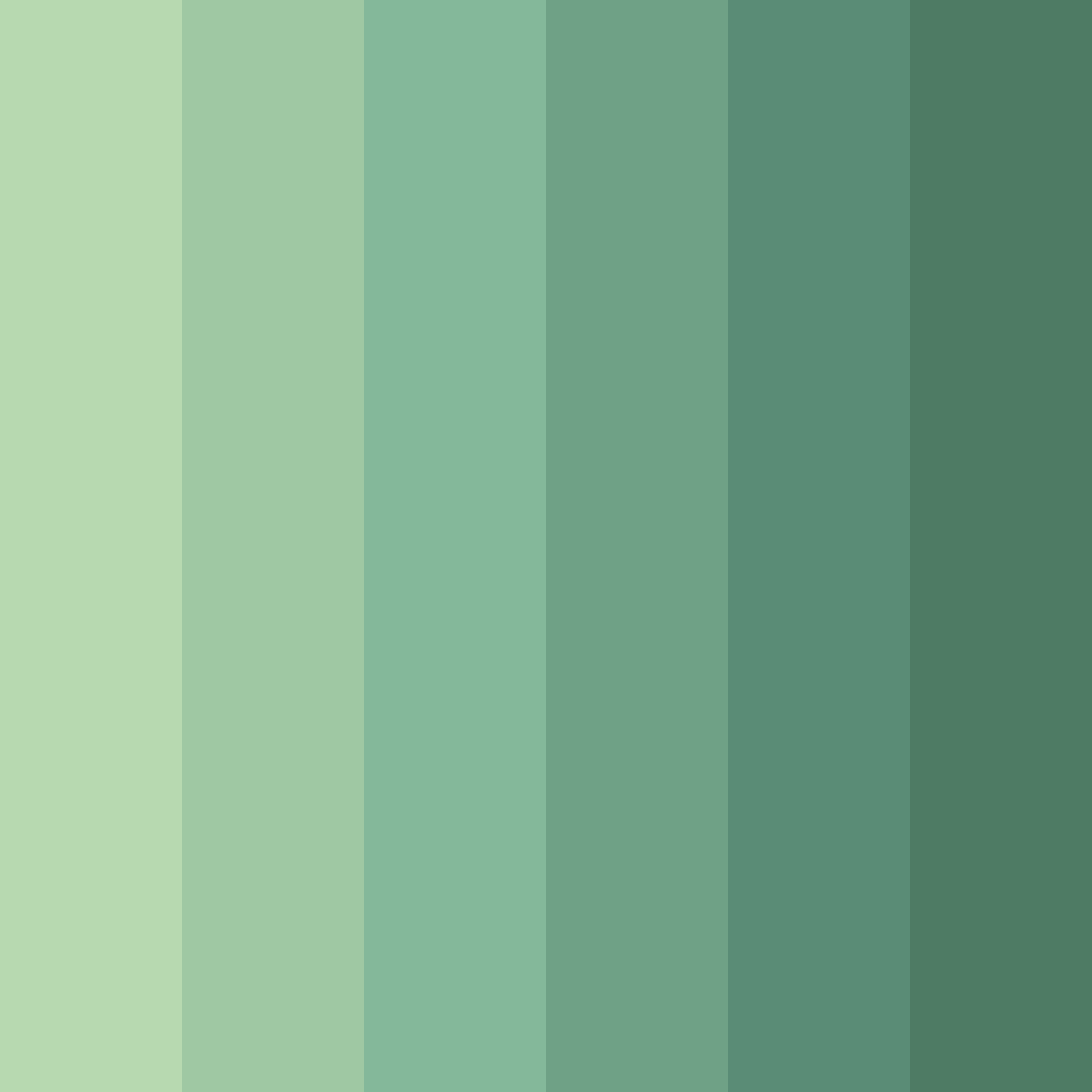 Download muted green color palette PNG image (square)