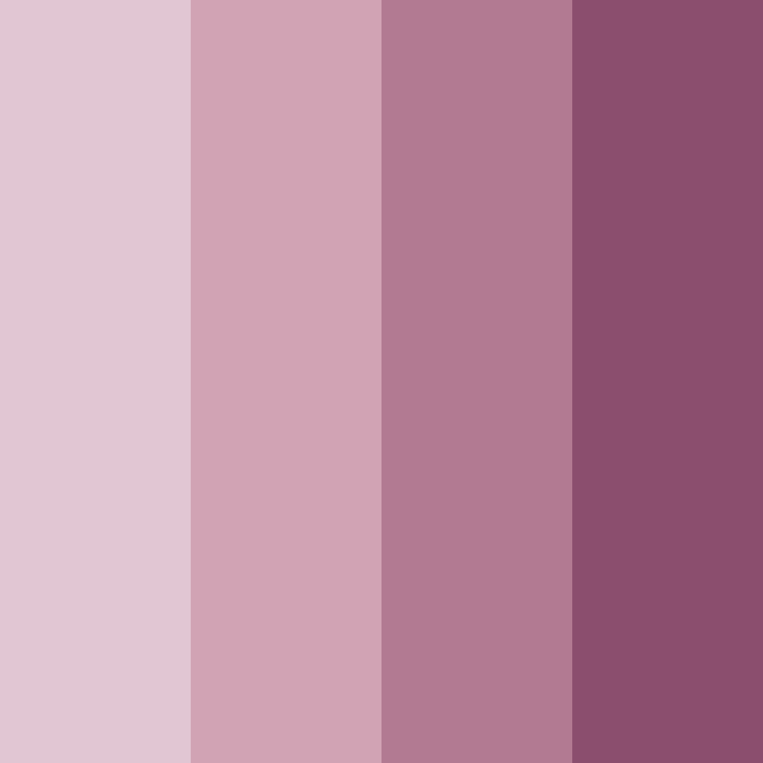 Download whispering blooms color palette PNG image (square)