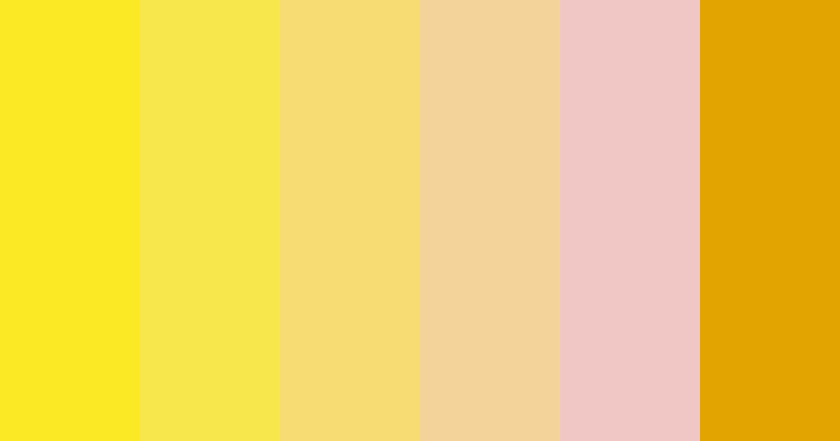 Download golden sunrise serenade color palette PNG image (landscape)