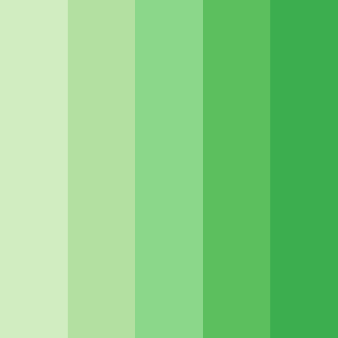 Download emerald whisper color palette PNG image (square)