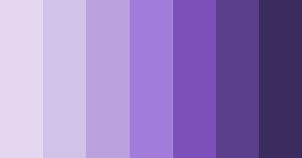 Download shades of البنفسجي color palette PNG image (landscape)