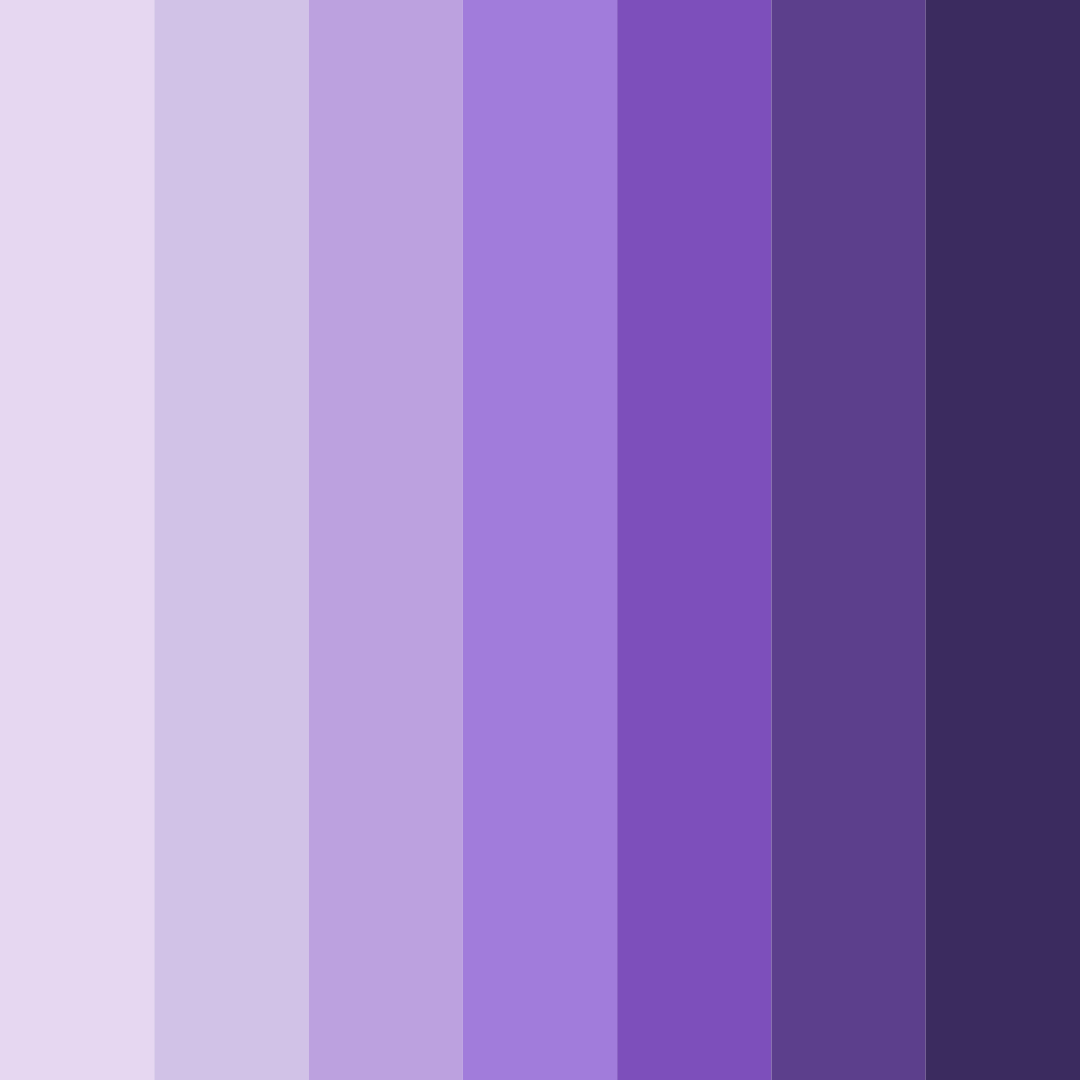 Download shades of البنفسجي color palette PNG image (square)