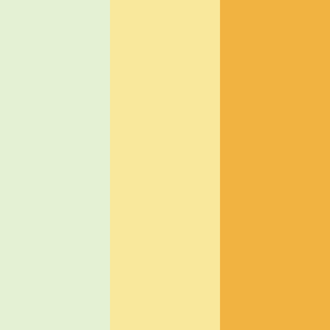 Download bright yellow blue color palette PNG image (square)