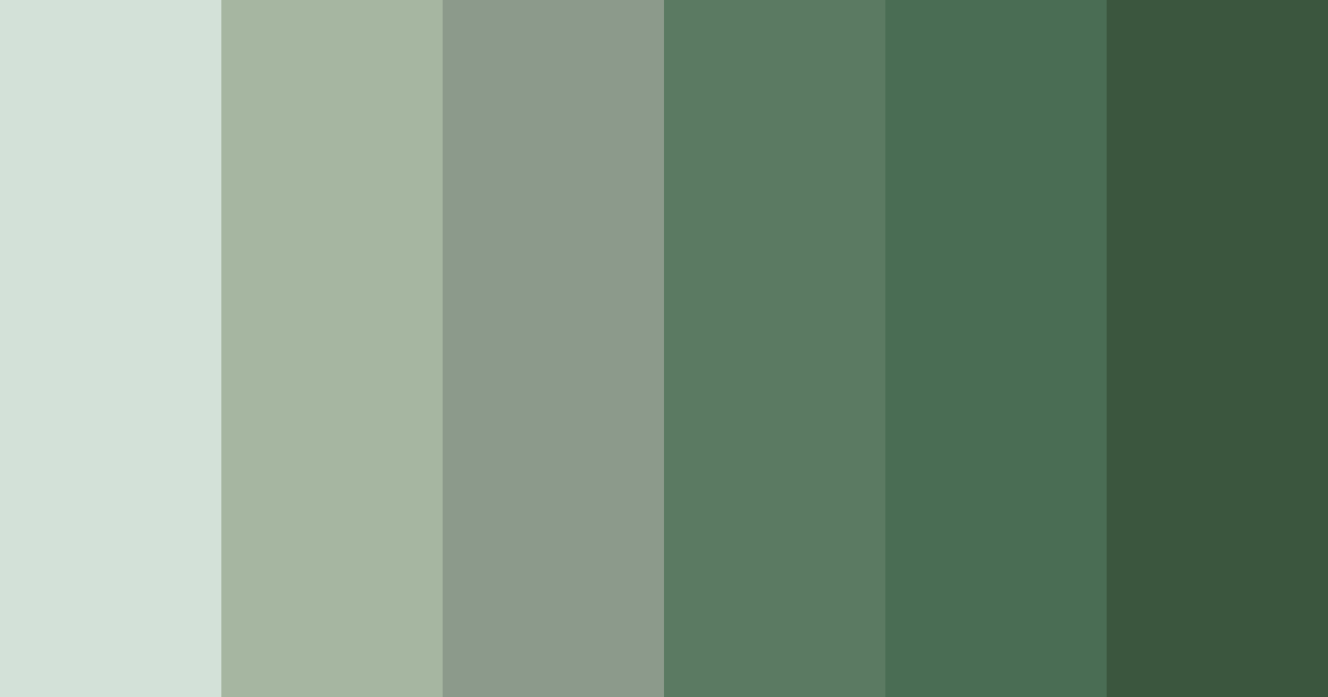 Download earthy gray green color palette PNG image (landscape)