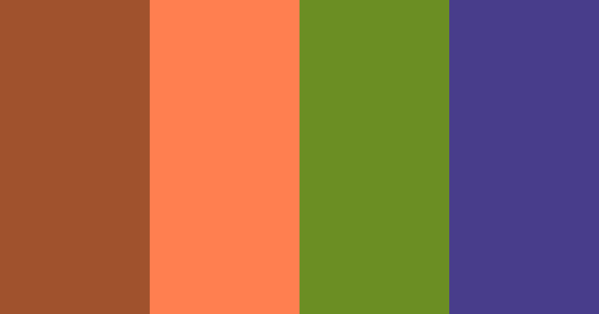 Download autumn sunset color palette PNG image (landscape)