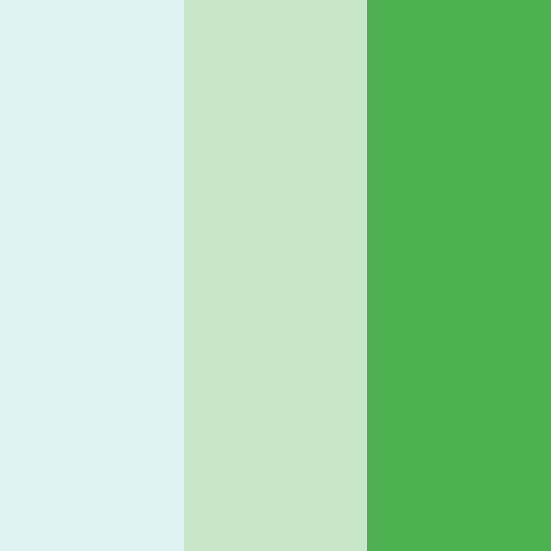 Download serenity in green color palette PNG image (square)