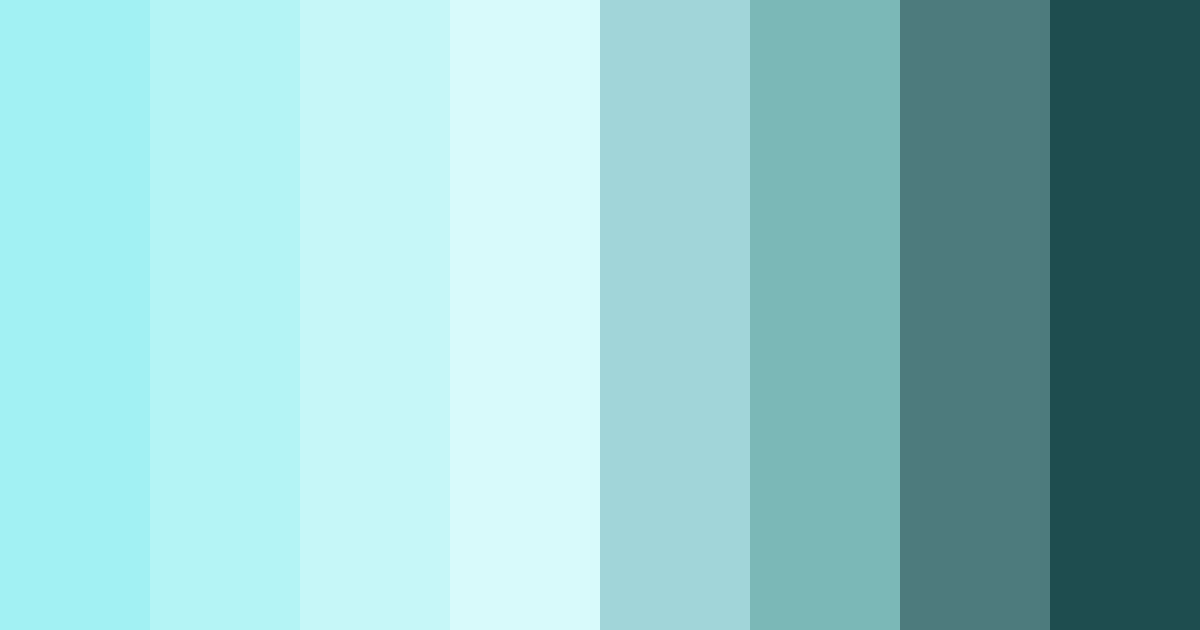 Download turquoise breeze color palette PNG image (landscape)