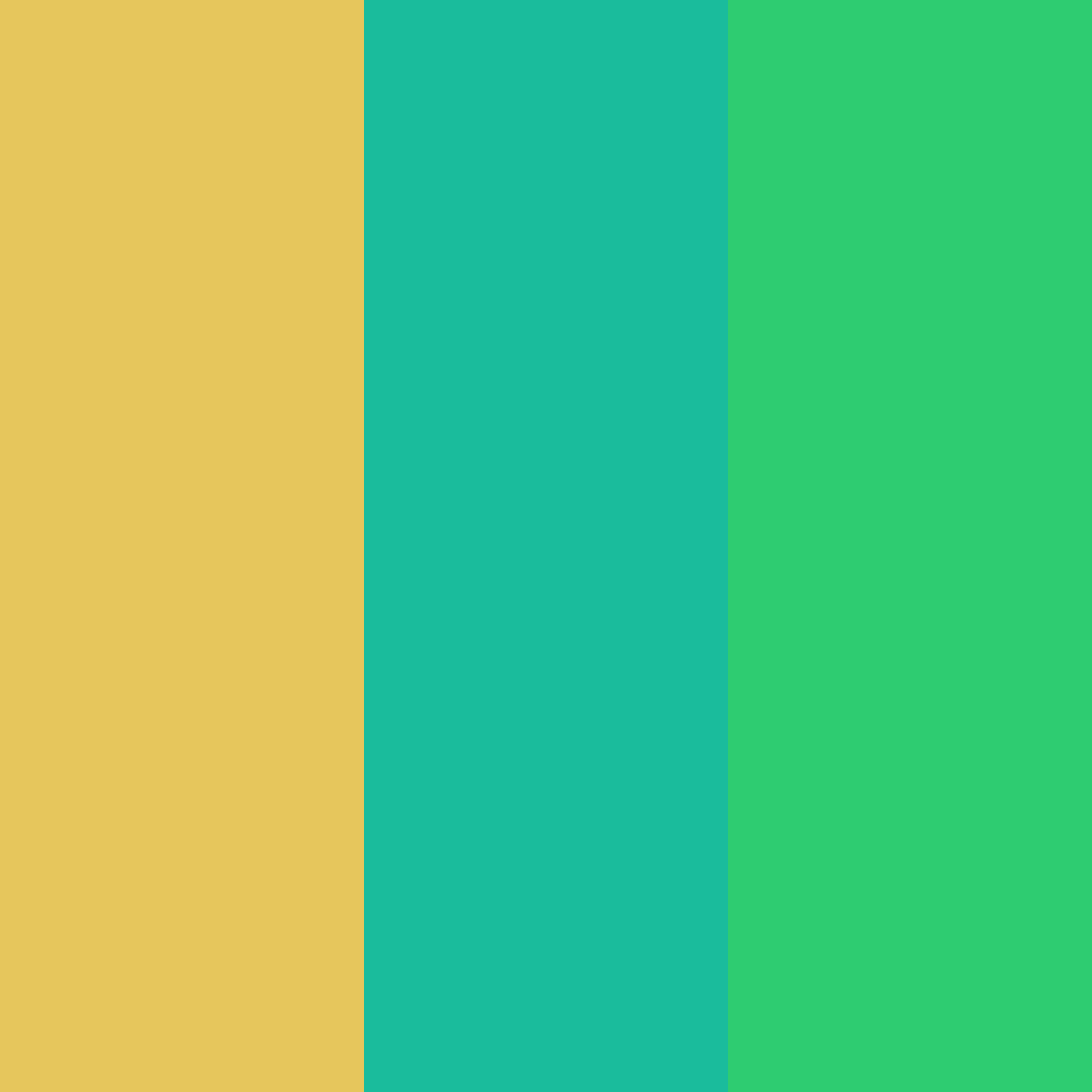 Download golden turquoise green color palette PNG image (square)