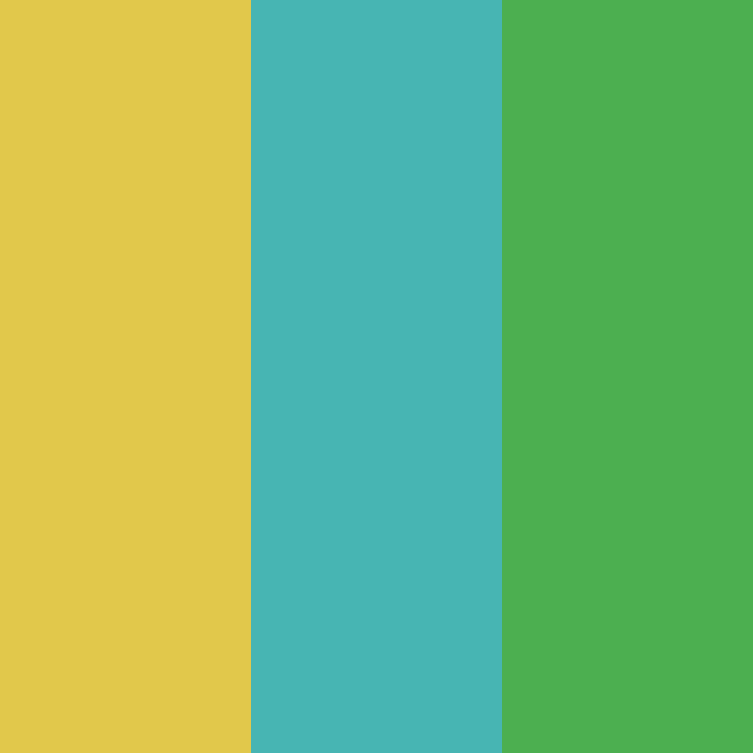 Download golden turquoise green color palette PNG image (square)