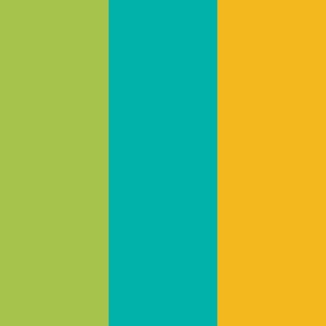 Download bright turquoise color palette PNG image (square)