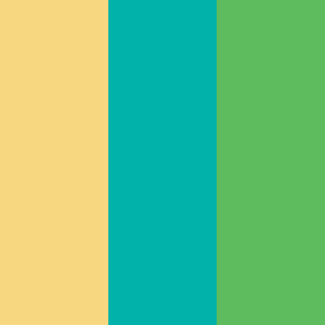 Download golden turquoise green color palette PNG image (square)
