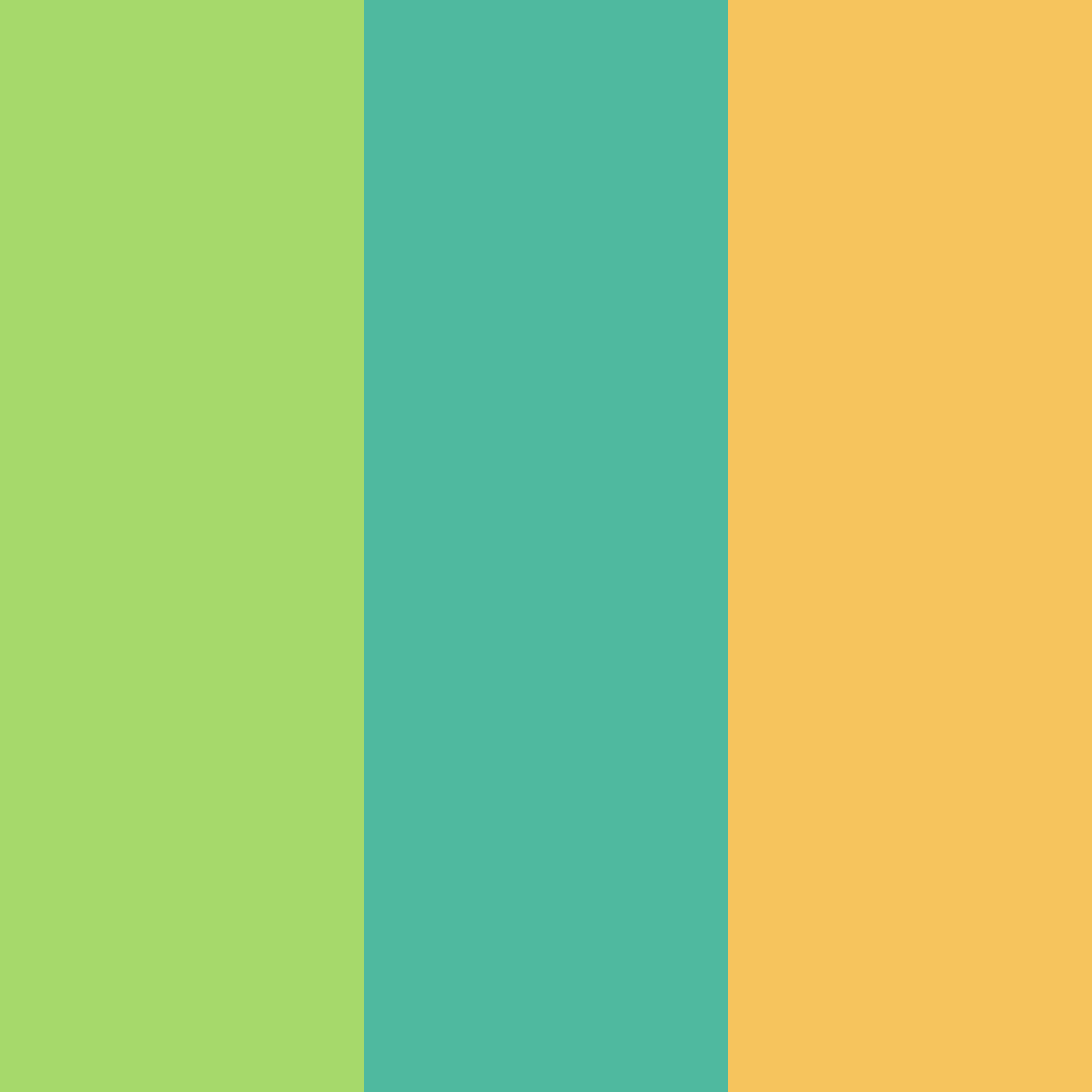 Download golden turquoise green color palette PNG image (square)
