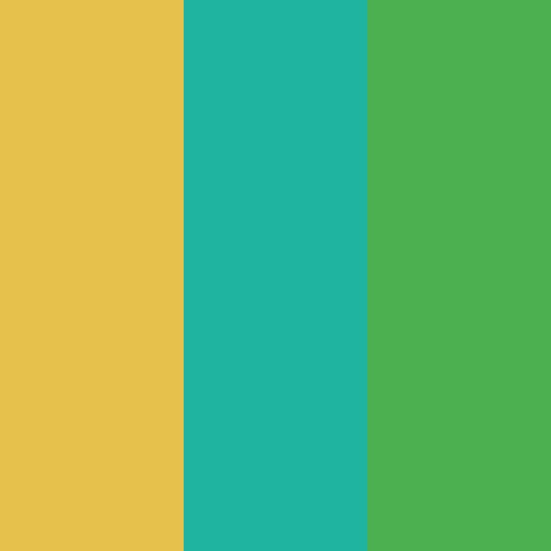 Download golden turquoise green color palette PNG image (square)