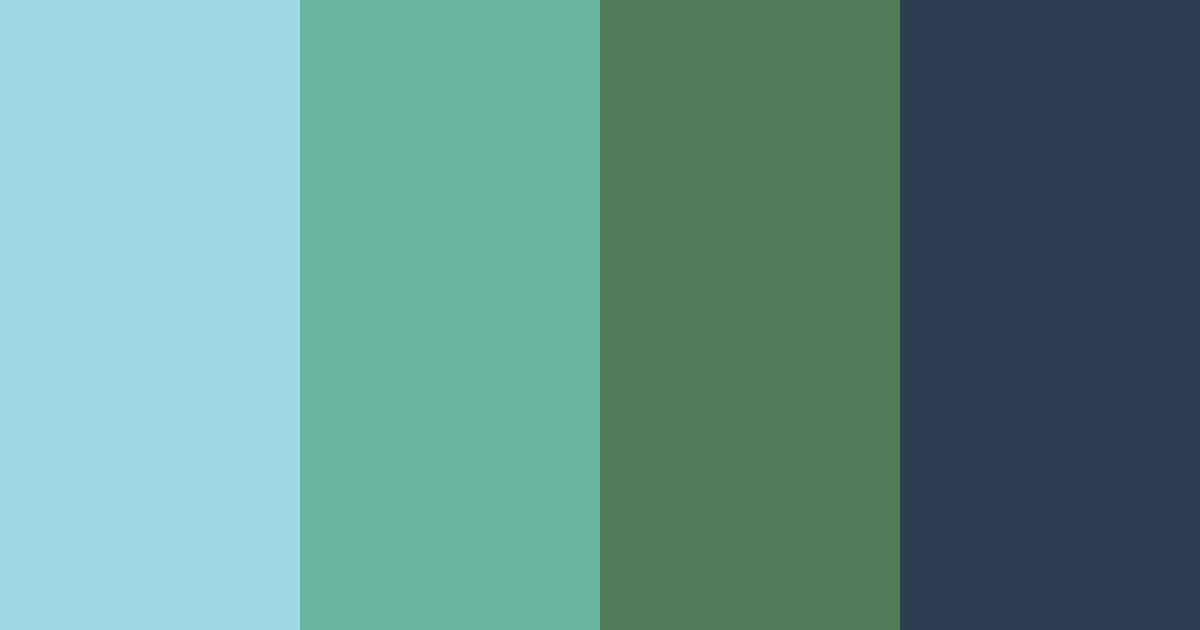Download oceanic meadow color palette PNG image (landscape)