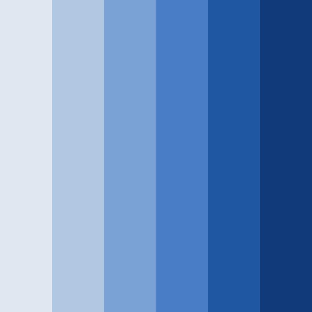 Download azure depths color palette PNG image (square)