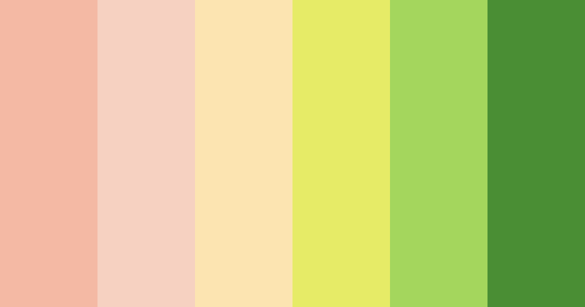 Download spring serenade color palette PNG image (landscape)