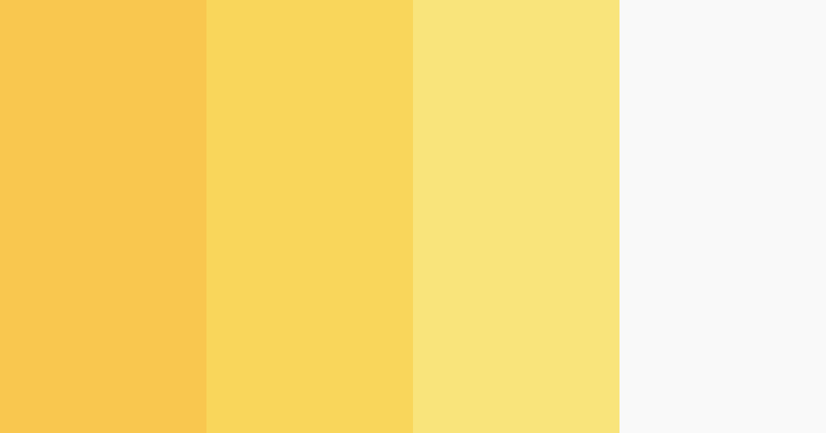 Download sunshine serenade color palette PNG image (landscape)