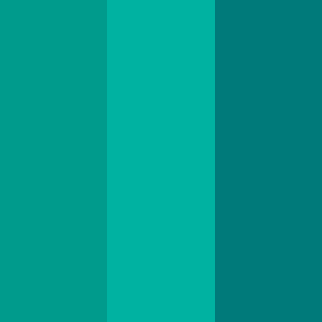 Download teal tranquility color palette PNG image (square)