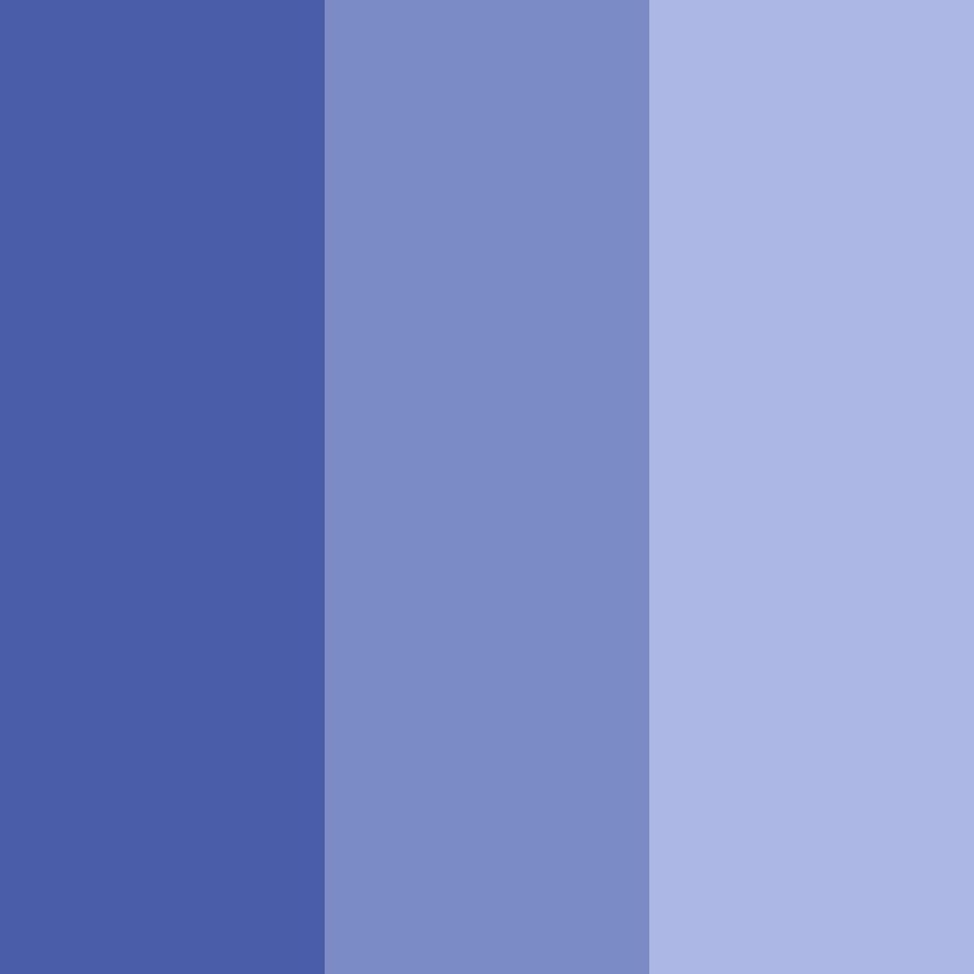 Download serenade in blue color palette PNG image (square)
