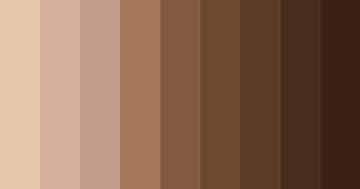 Download earthy elegance color palette PNG image (landscape)
