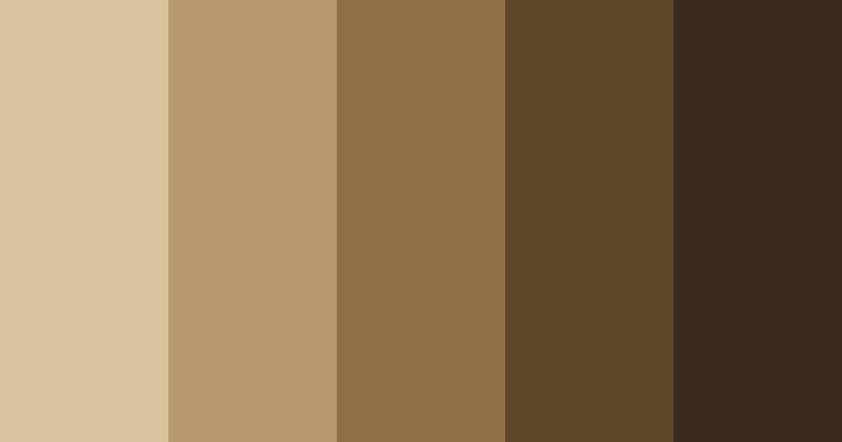 Download earthy elegance color palette PNG image (landscape)