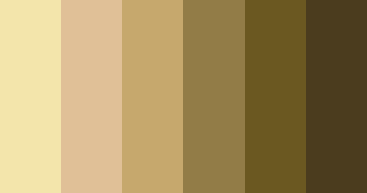 Download earthy beige color palette PNG image (landscape)