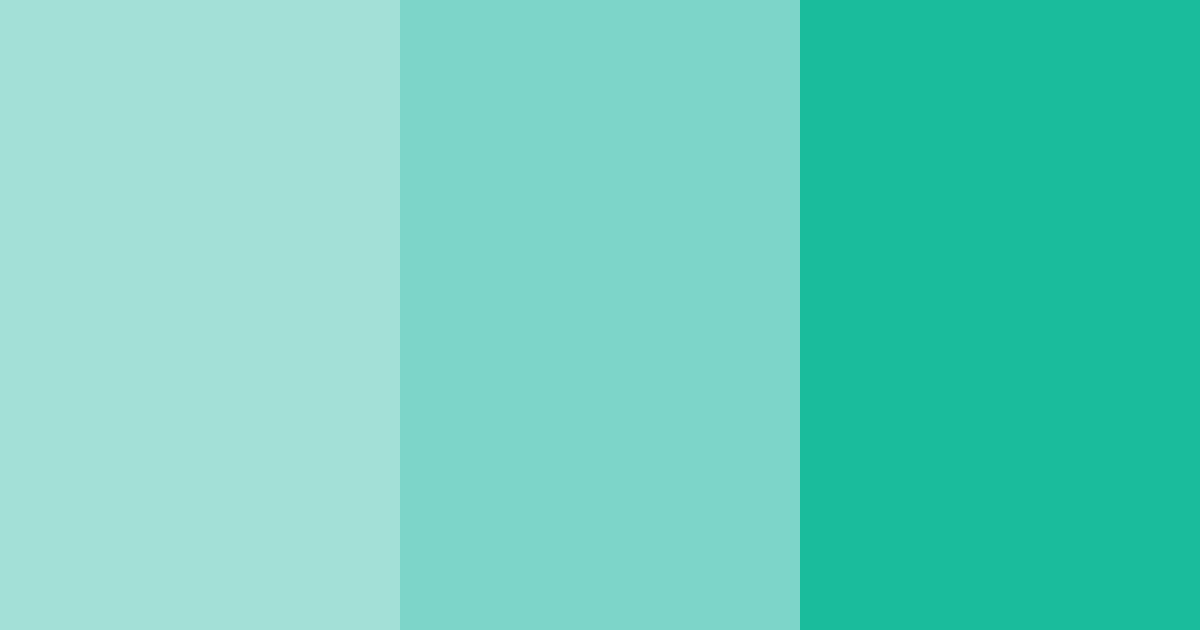 Download turquoise dream color palette PNG image (landscape)